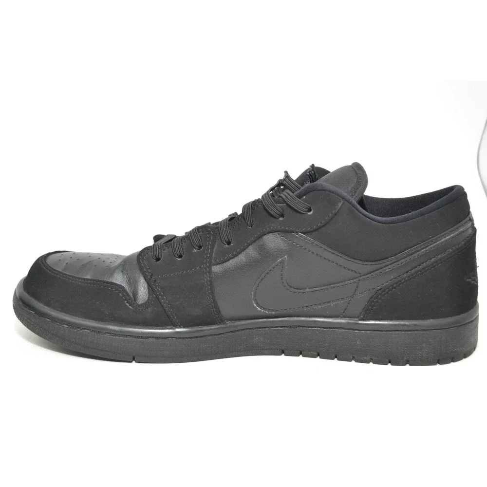 Air Jordan 1 Low Shoes Mens Size 10 Black Triple Black 553558-025 Nike‎ Sneakers